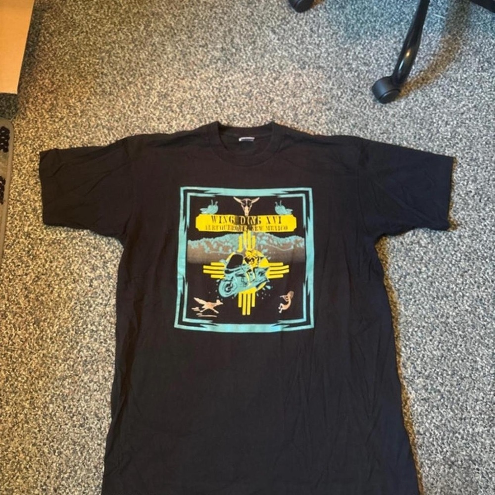 Y2K Vintage 90s Single Stitch Albuquerque, New Mexico biker T-shirt